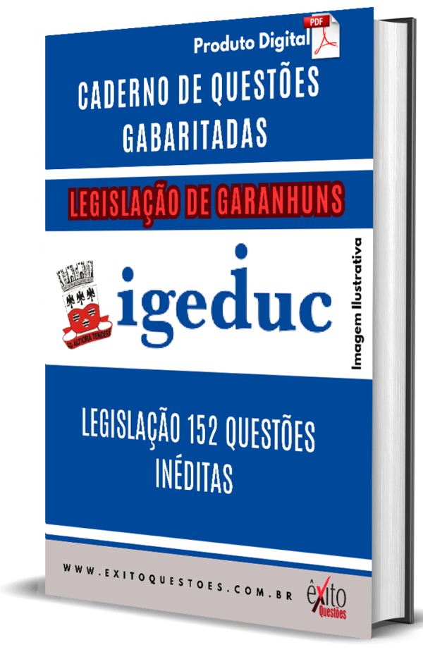 CADERNO DE QUESTÕES GABARITADAS LEGISLAÇÃO DE GARANHUNS PARA PROFESSOR